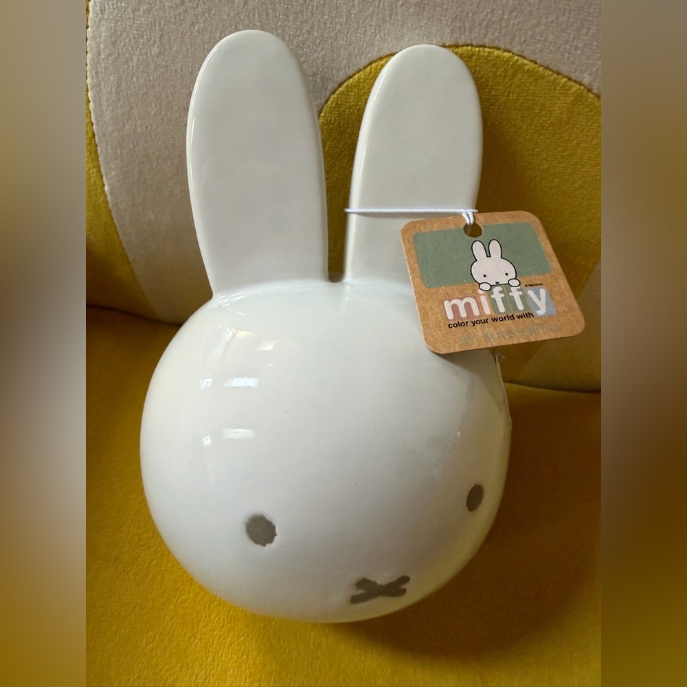 NWT. Miffy Candle Holder Statue, OS